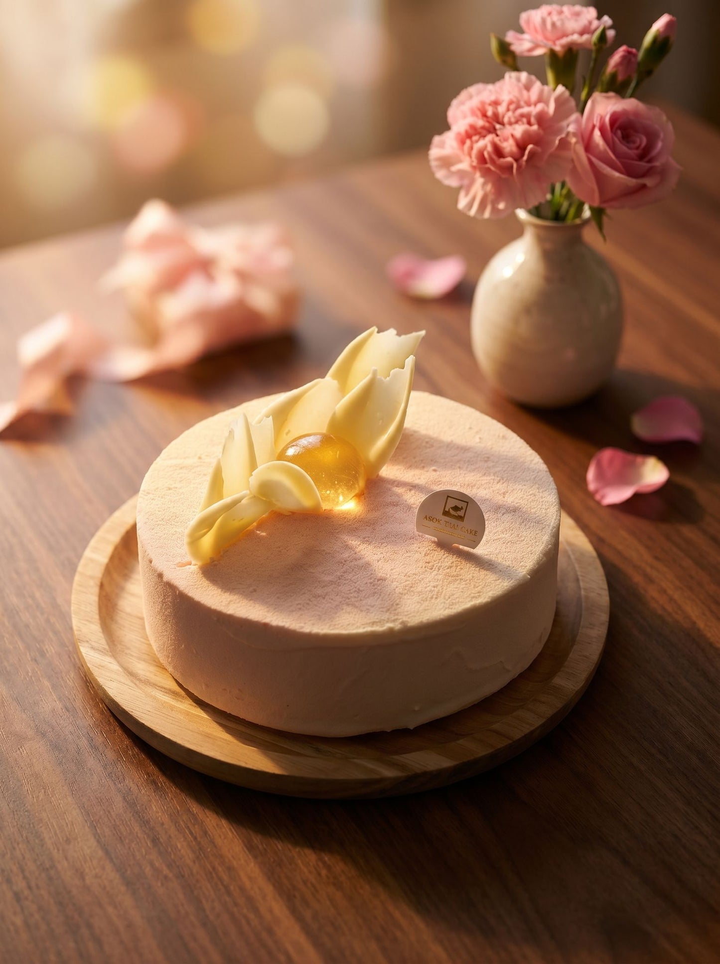 Yuzu Strawberry Mousse Cake