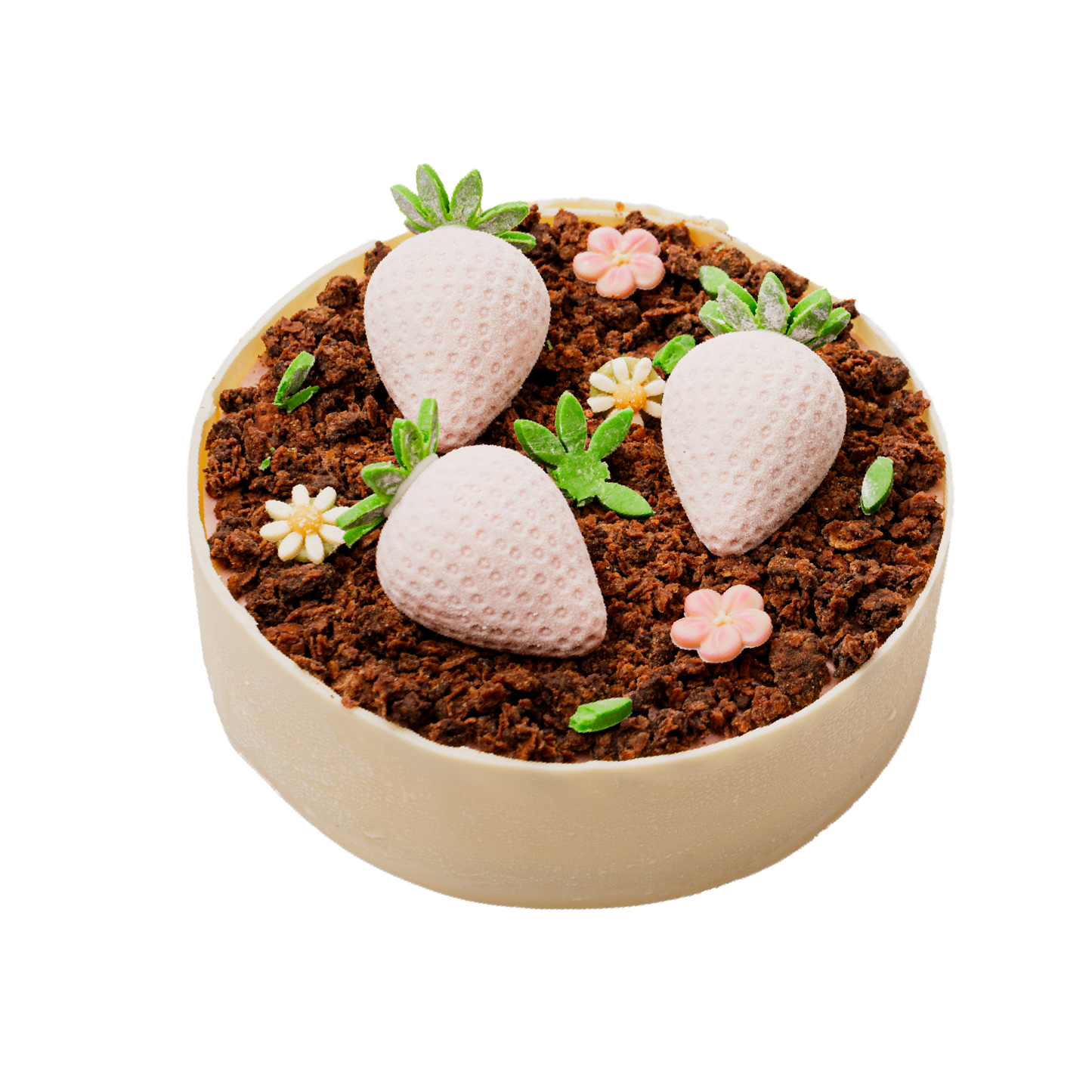 Thai Lime and Strawberry Mousse Cake