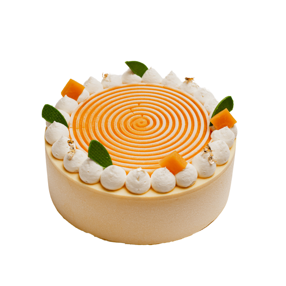 Mango Coconut Mochi Cake