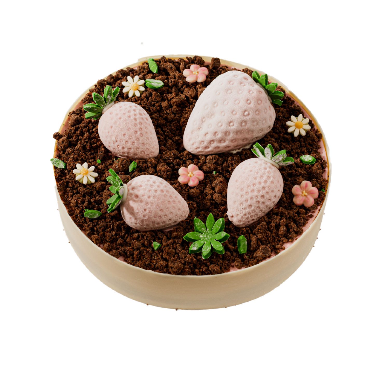 Thai Lime and Strawberry Mousse Cake