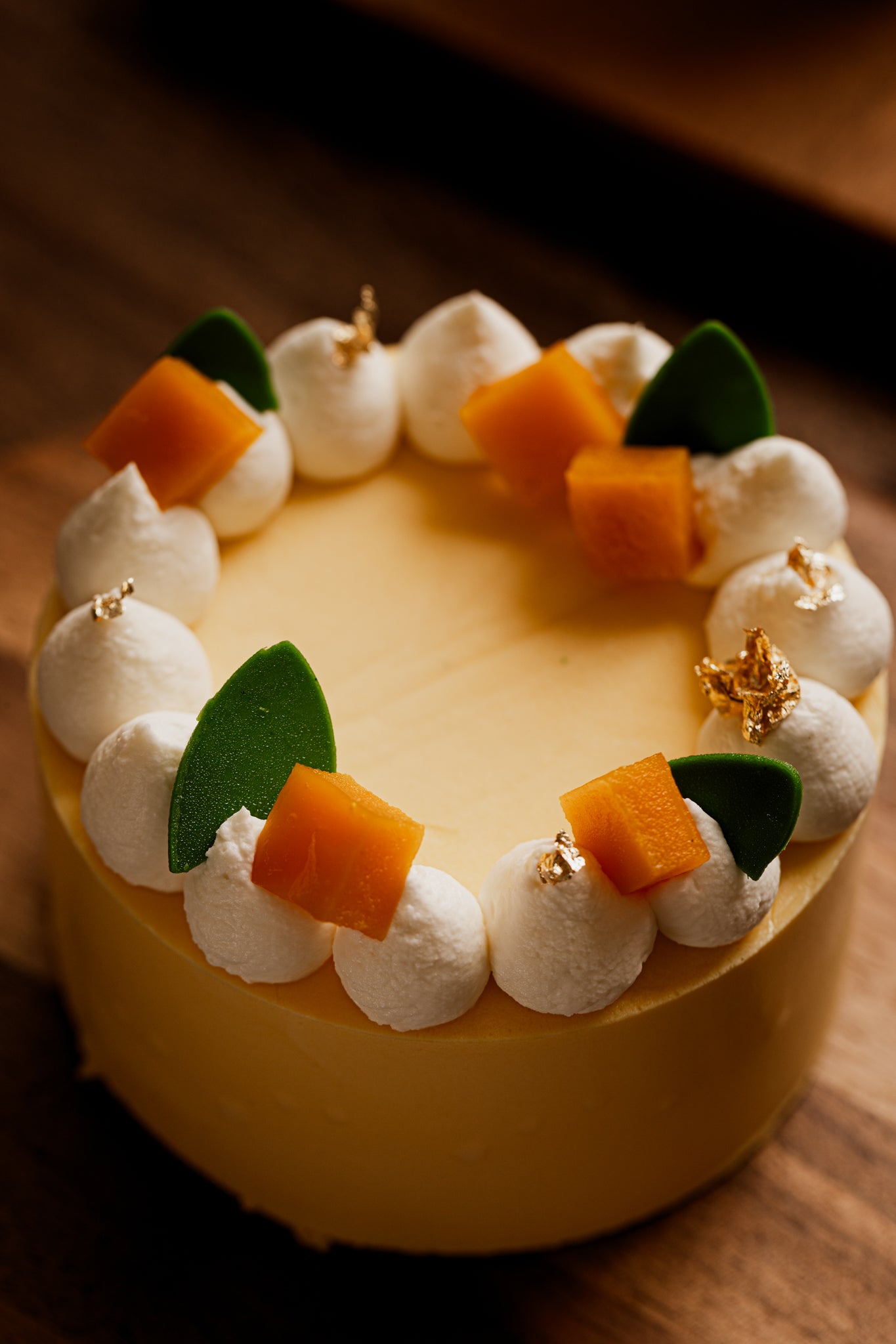 Mango Coconut Mochi Cake
