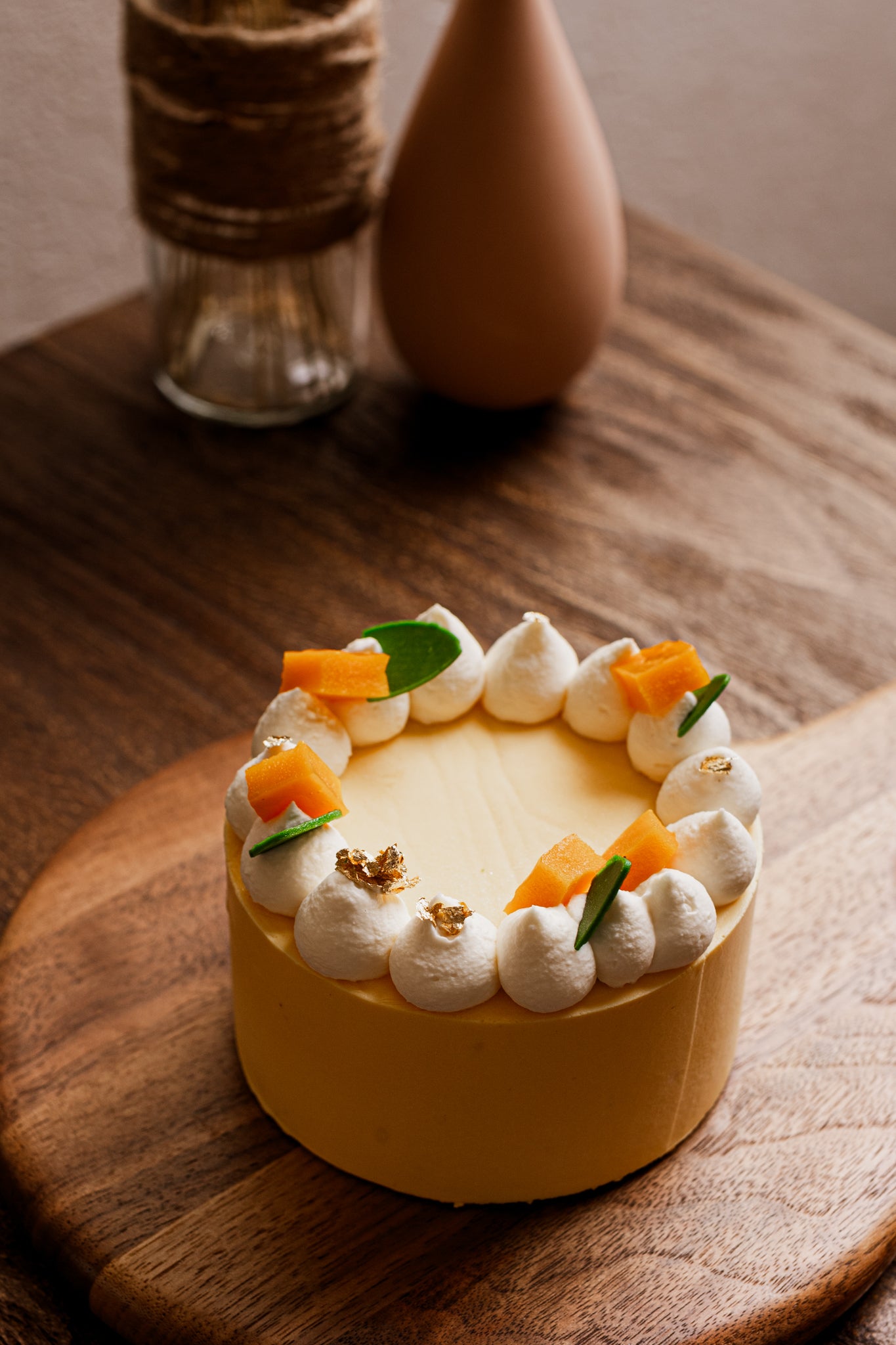 Mango Coconut Mochi Cake