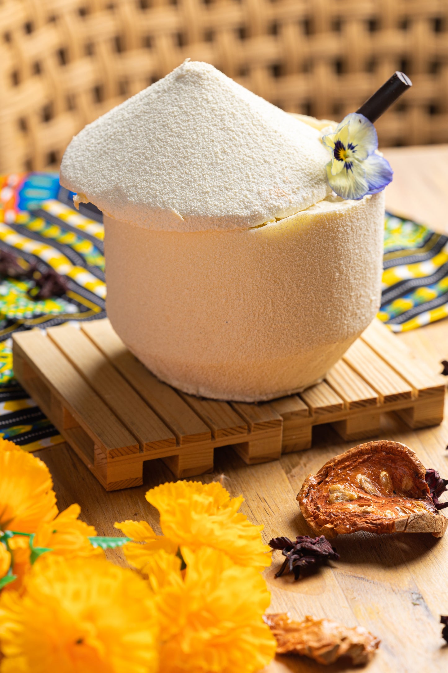 Coconut Mochi Cake