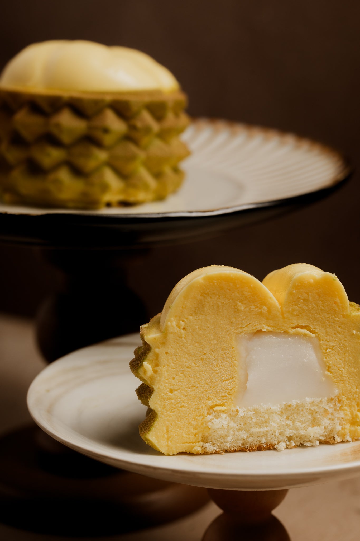 Durian Mochi Cake